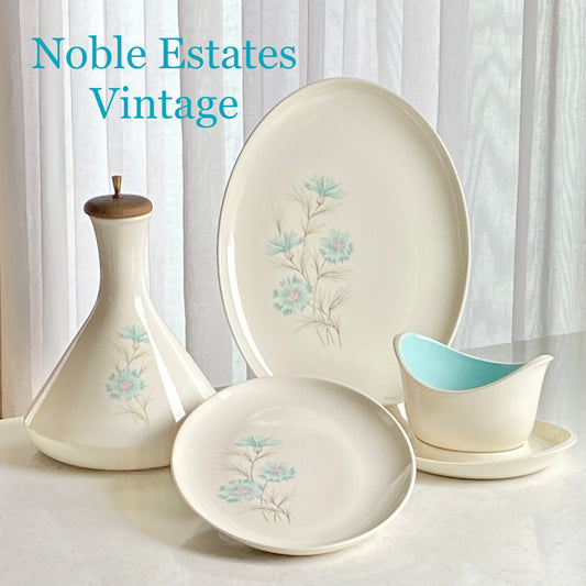 Vintage Taylor Smith Ever Yours Boutonniere - Serving Pieces Available - Carafe, Sauce Bowls and Underplate, Oval Platters