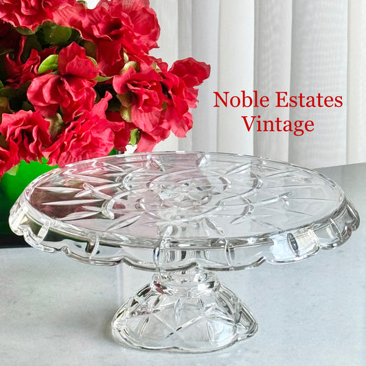 Vintage Gotham Lady Anne 10 Inch Cake Stand - Original sticker still affixed
