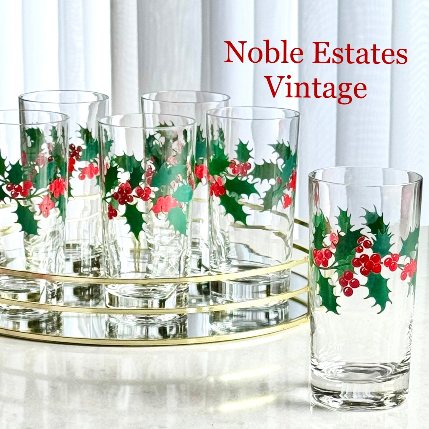 Vintage Rubel and Co. Moderne Glasses - Set of 6