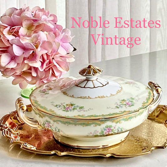 Vintage Noritake Larue Casserole Dish with Lid