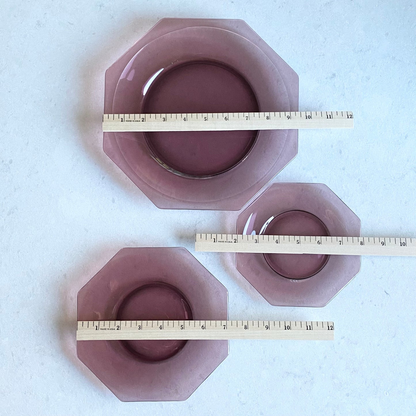 Vintage Hazel Atlas Moroccan Amethyst Service for 4 - 20 Pieces Total