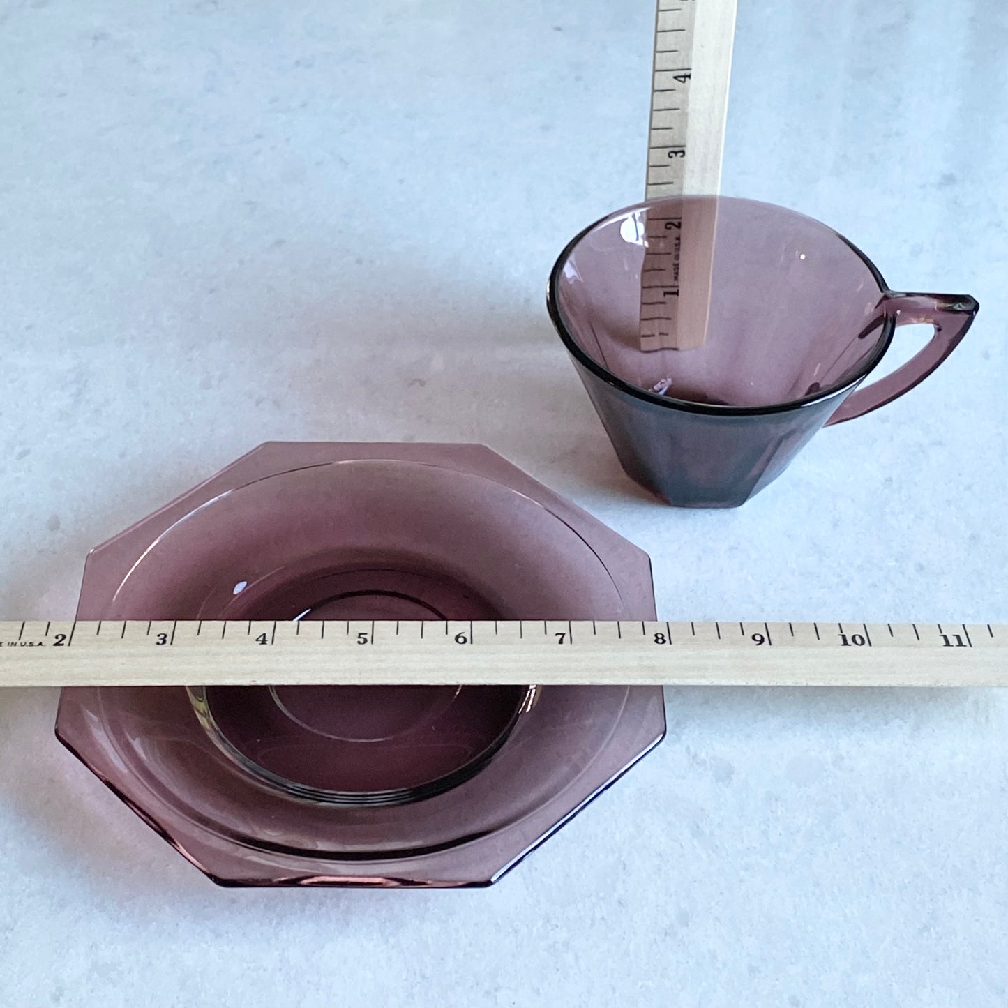 Vintage Hazel Atlas Moroccan Amethyst Service for 4 - 20 Pieces Total