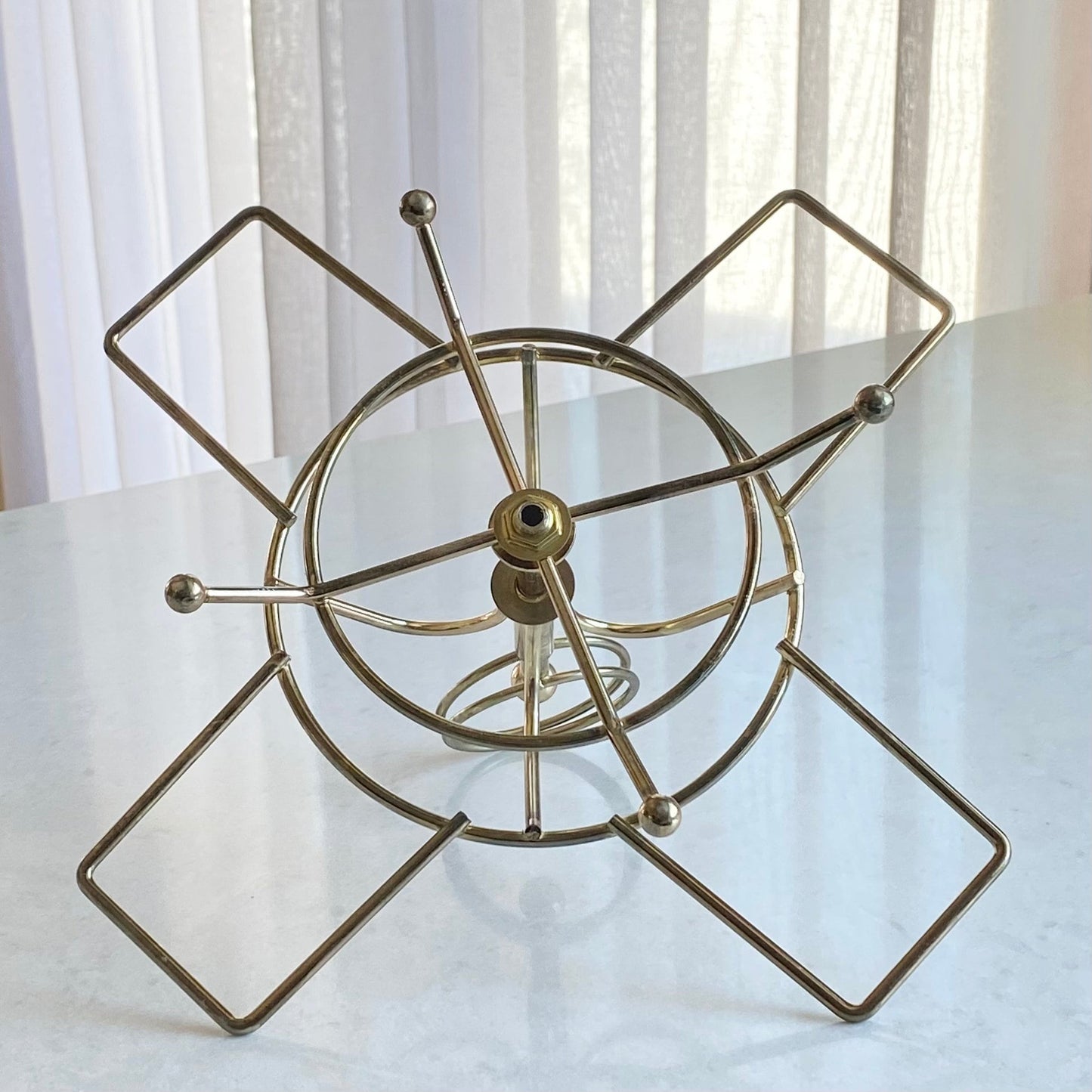 Vintage Hazel Atlas Rotating Metal Stand for Colony 6-1/8 in Bowls - STAND ONLY