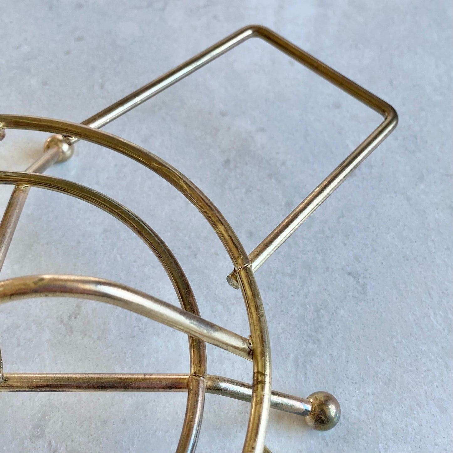 Vintage Hazel Atlas Rotating Metal Stand for Colony 6-1/8 in Bowls - STAND ONLY