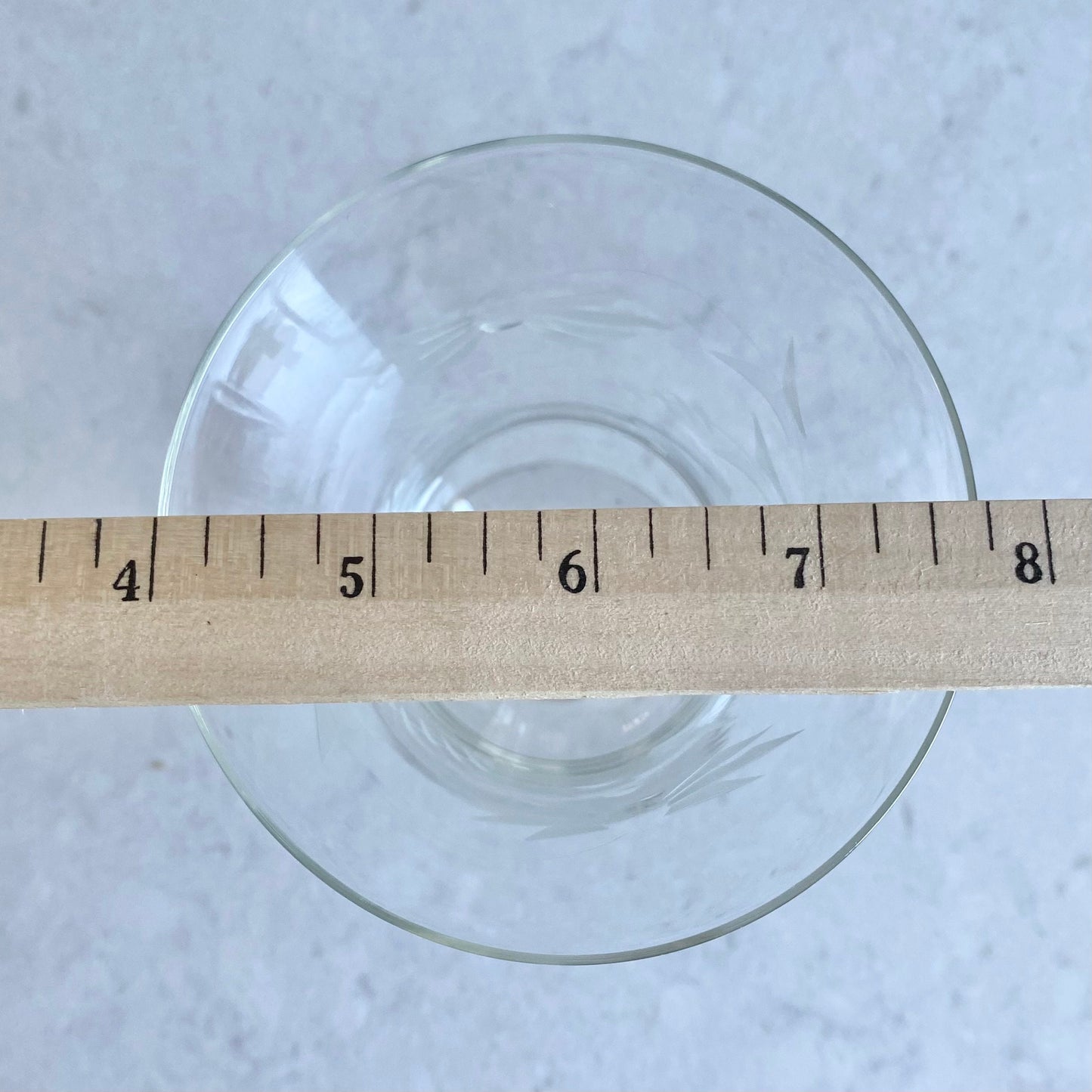 Vintage Glastonbury Lotus Etched Glasses - Set of 5