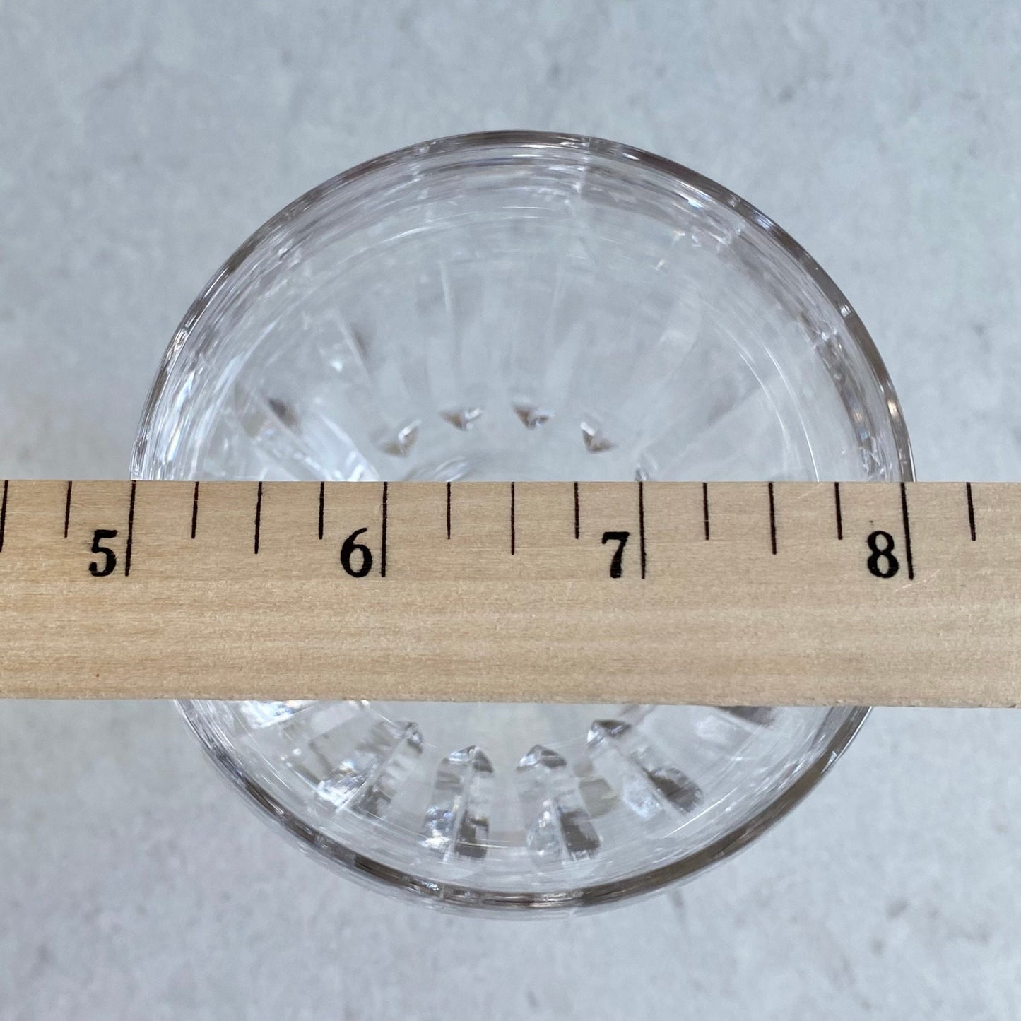 Vintage Hawkes Vertical Cut Glasses - Set of 8 Goblets