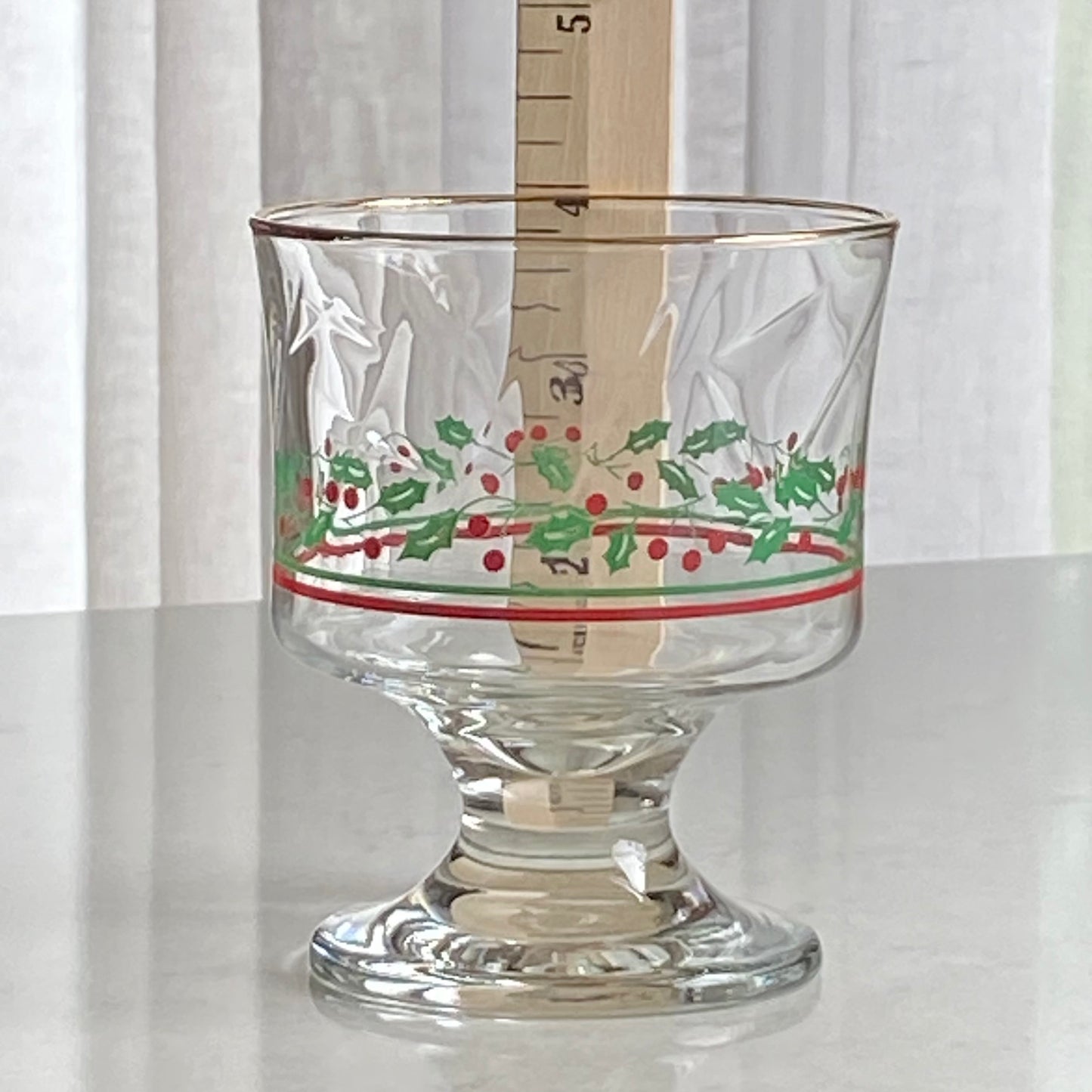 Vintage Arby's Gold Trimmed Champagne Coupes / Dessert Cups - 18 Available
