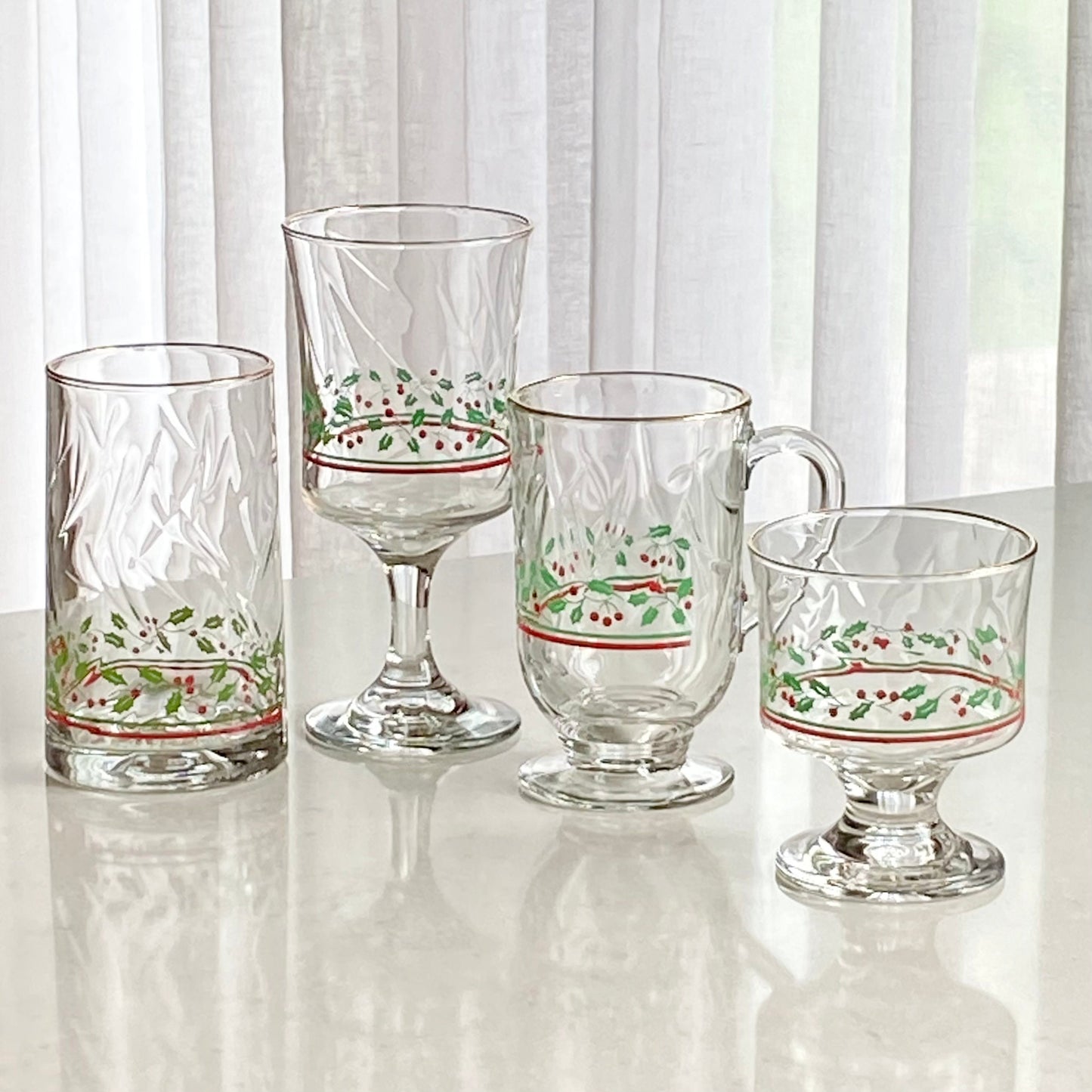 Vintage Arby's Gold Trimmed Champagne Coupes / Dessert Cups - 18 Available