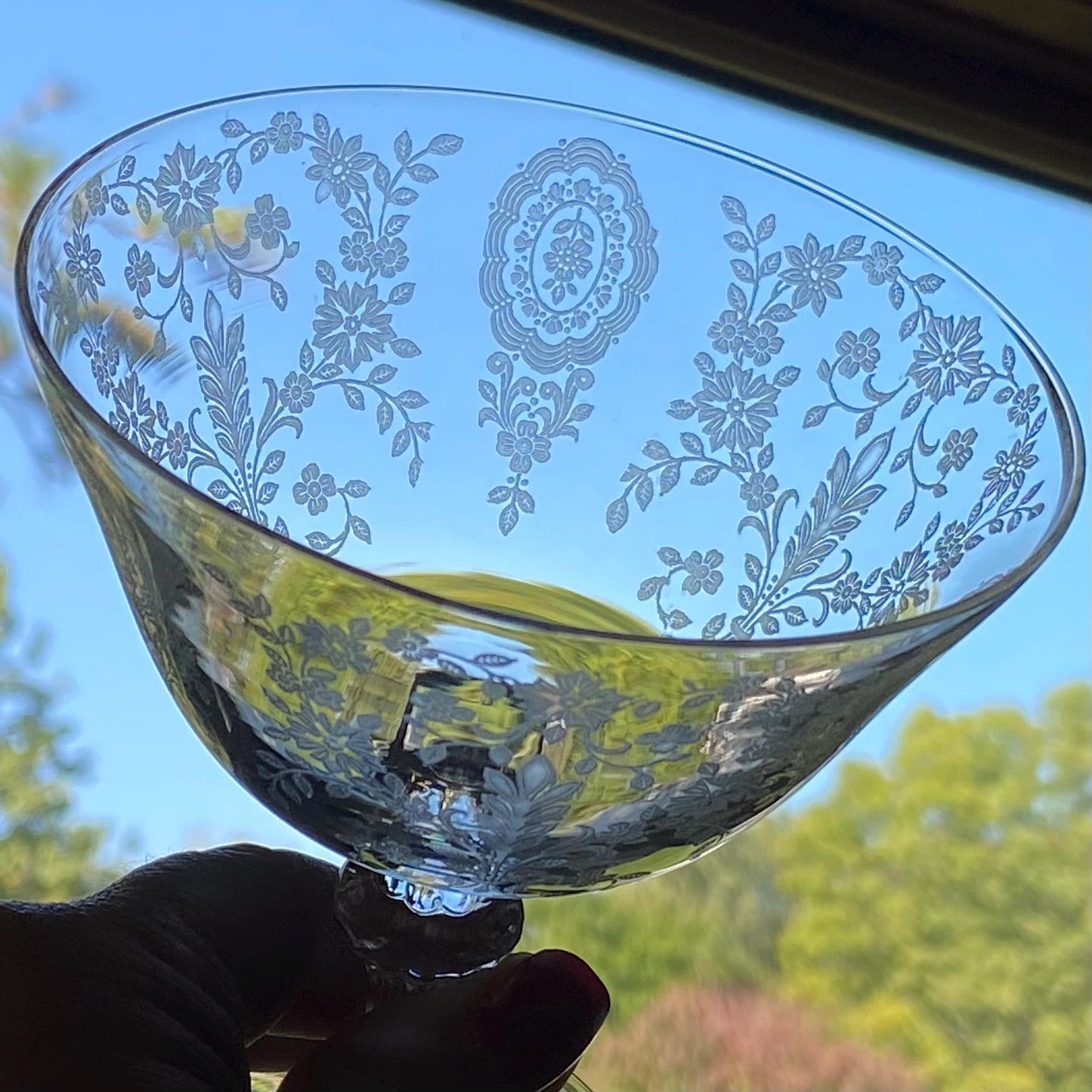Vintage Tiffin June Night Glasses (circa 1941 - 1966) - Set of 8