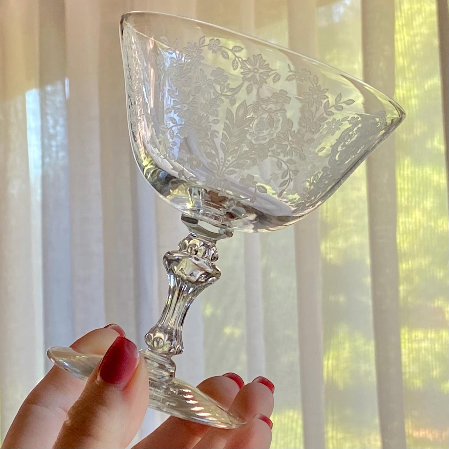 Vintage Tiffin June Night Glasses (circa 1941 - 1966) - Set of 8