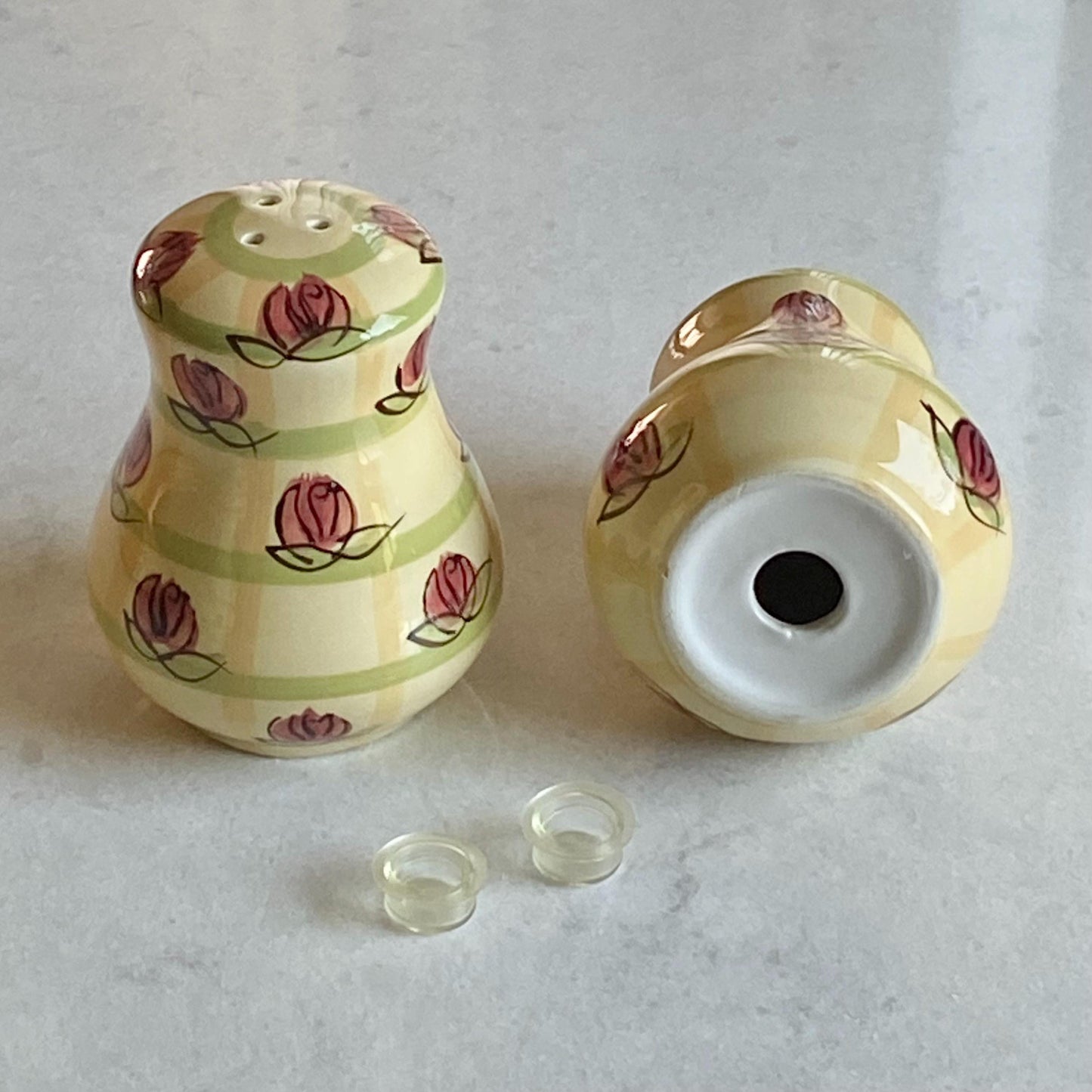 Vintage Royal Norfolk Country Rose Set - Sugar, Creamer, Salt and Pepper Shakers