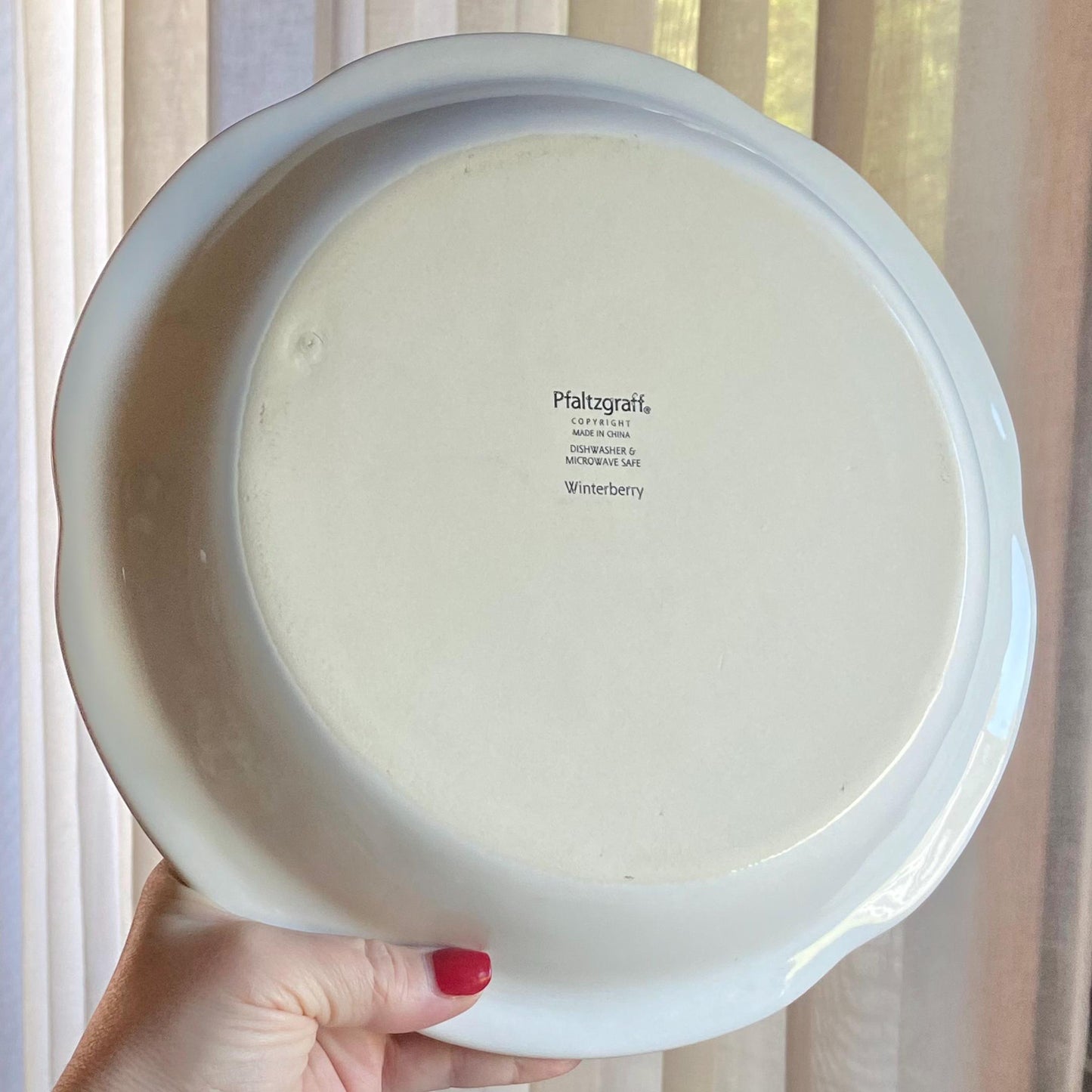 Vintage Pfaltzgraff Winterberry Large Serving Bowl