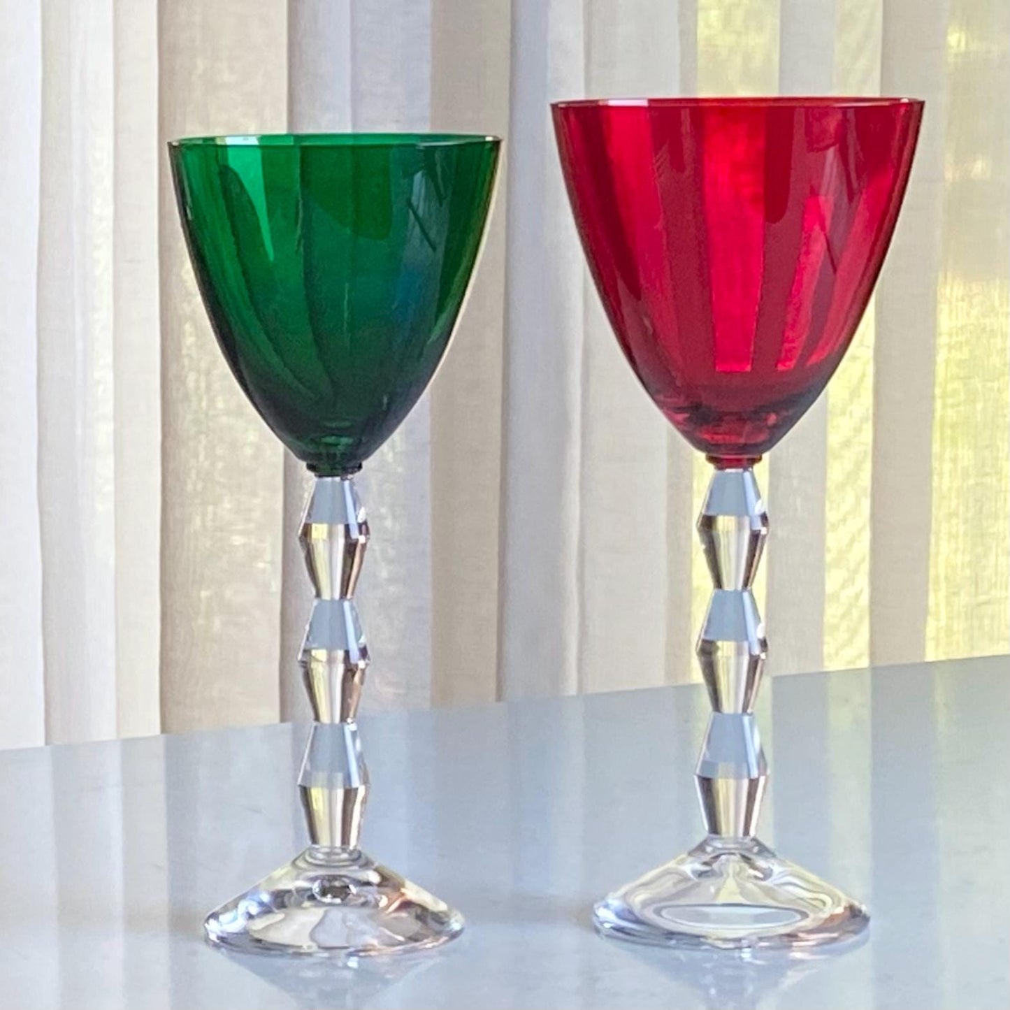 Vintage Lenox Emerald Carat Glasses - Set of 4