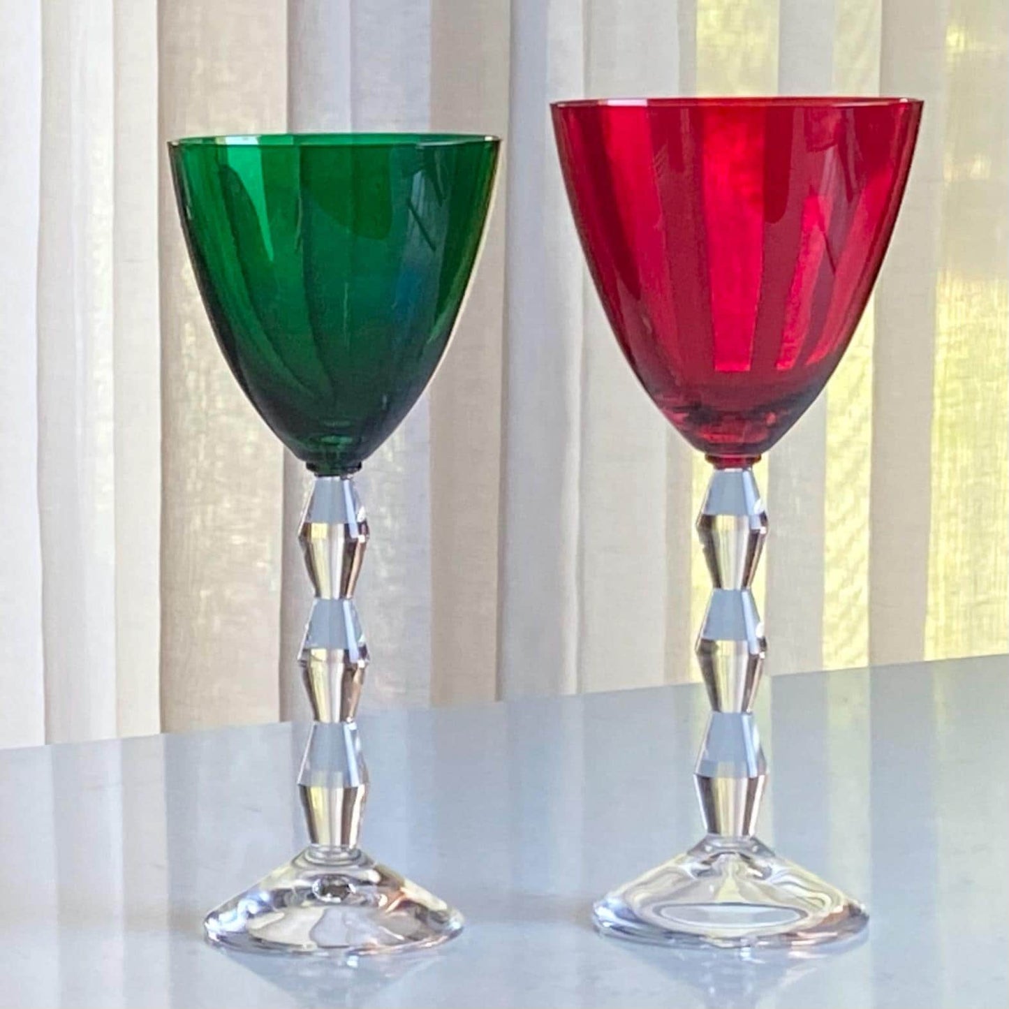 Vintage Lenox Ruby Carat Glasses (circa 2000 - 2001) - Set of 2