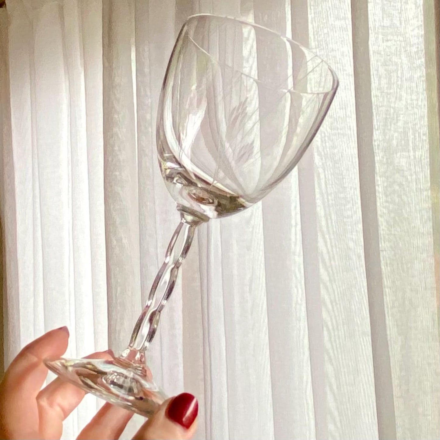 Vintage Fostoria Heraldry Etched Glasses (circa 1935 - 1969) - Set of 7