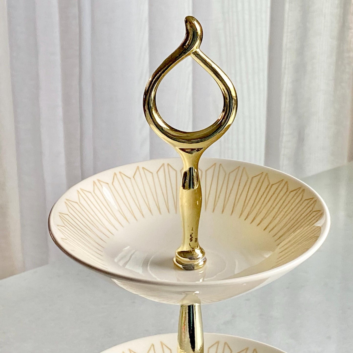 Vintage Royal Ironstone Three-Tier Tidbit Stand