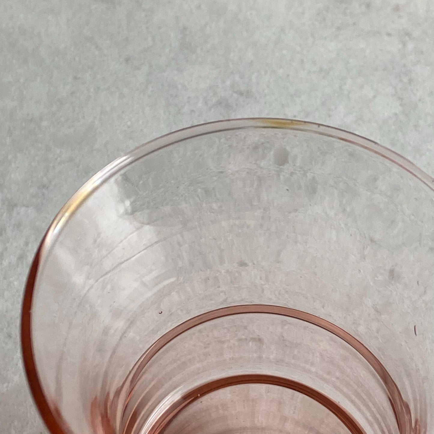 Vintage Libbey Pink Meridian Belted Tumbler Glasses (circa 1948) - Set of 5