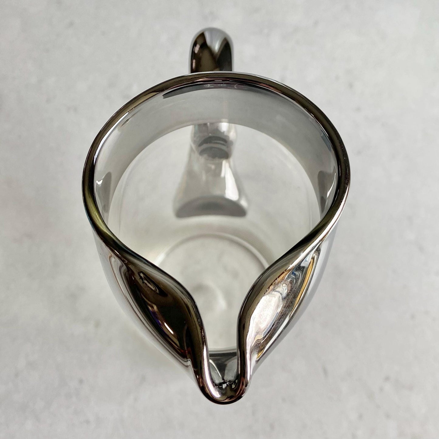 Vintage Silver Accented Carafe / Pitcher / Decanter