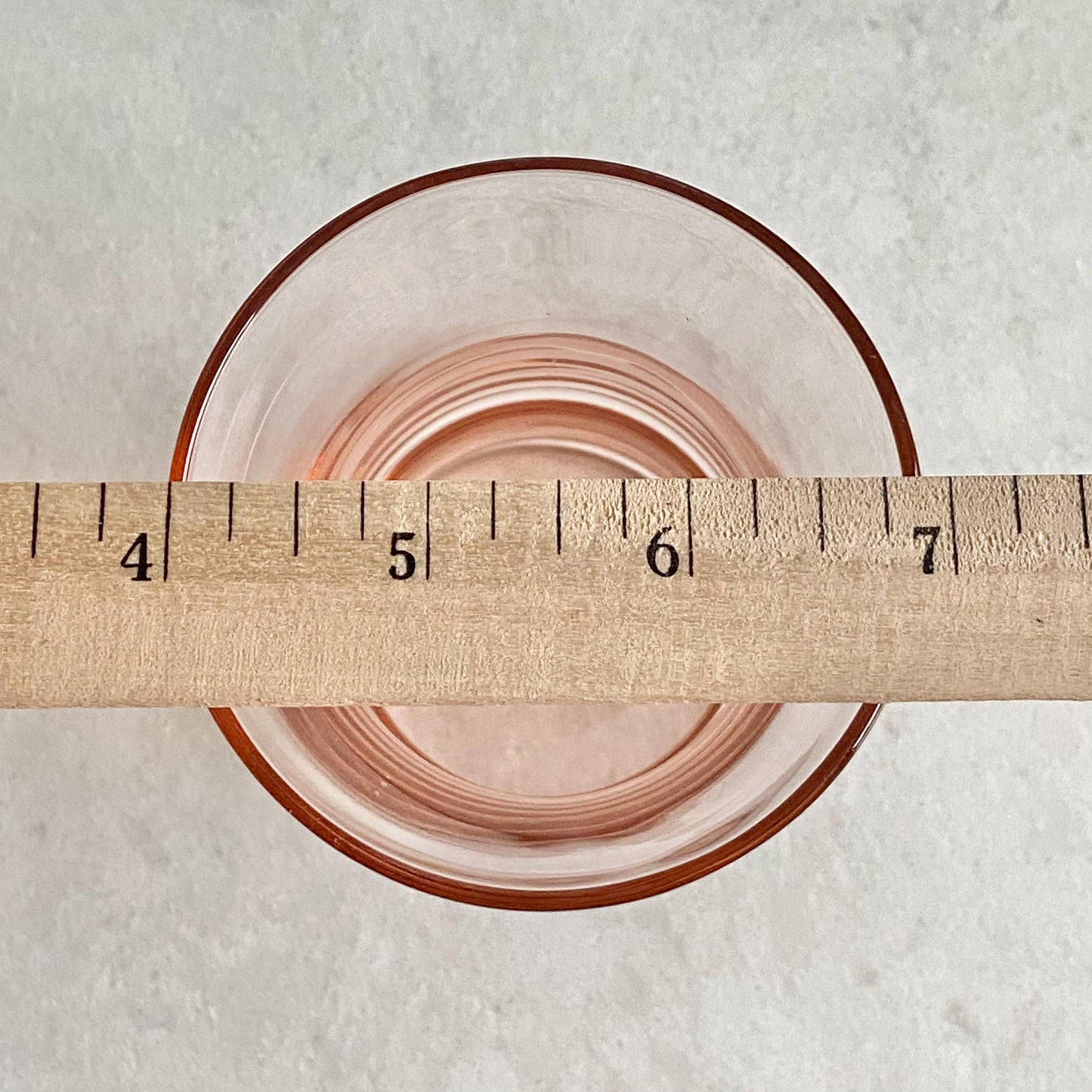 Vintage Libbey Pink Meridian Belted Tumbler Glasses (circa 1948) - Set of 5