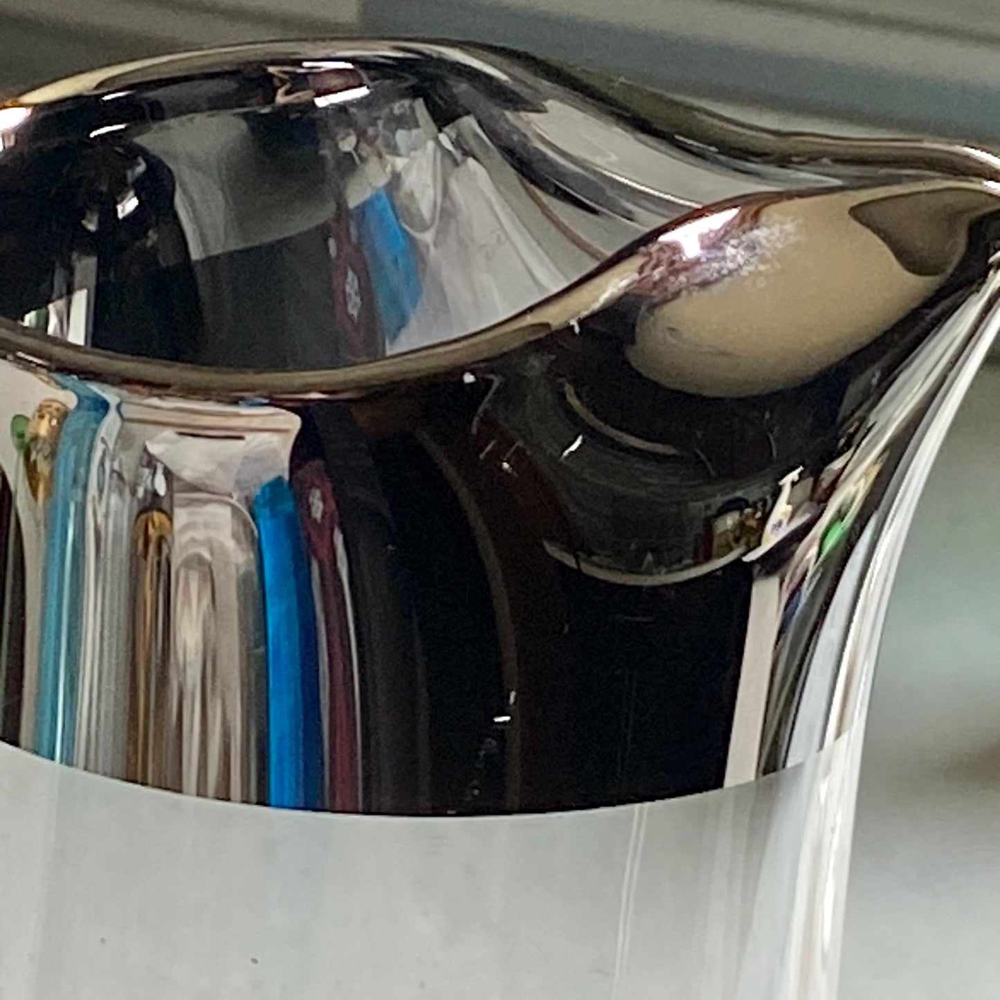 Vintage Silver Accented Carafe / Pitcher / Decanter