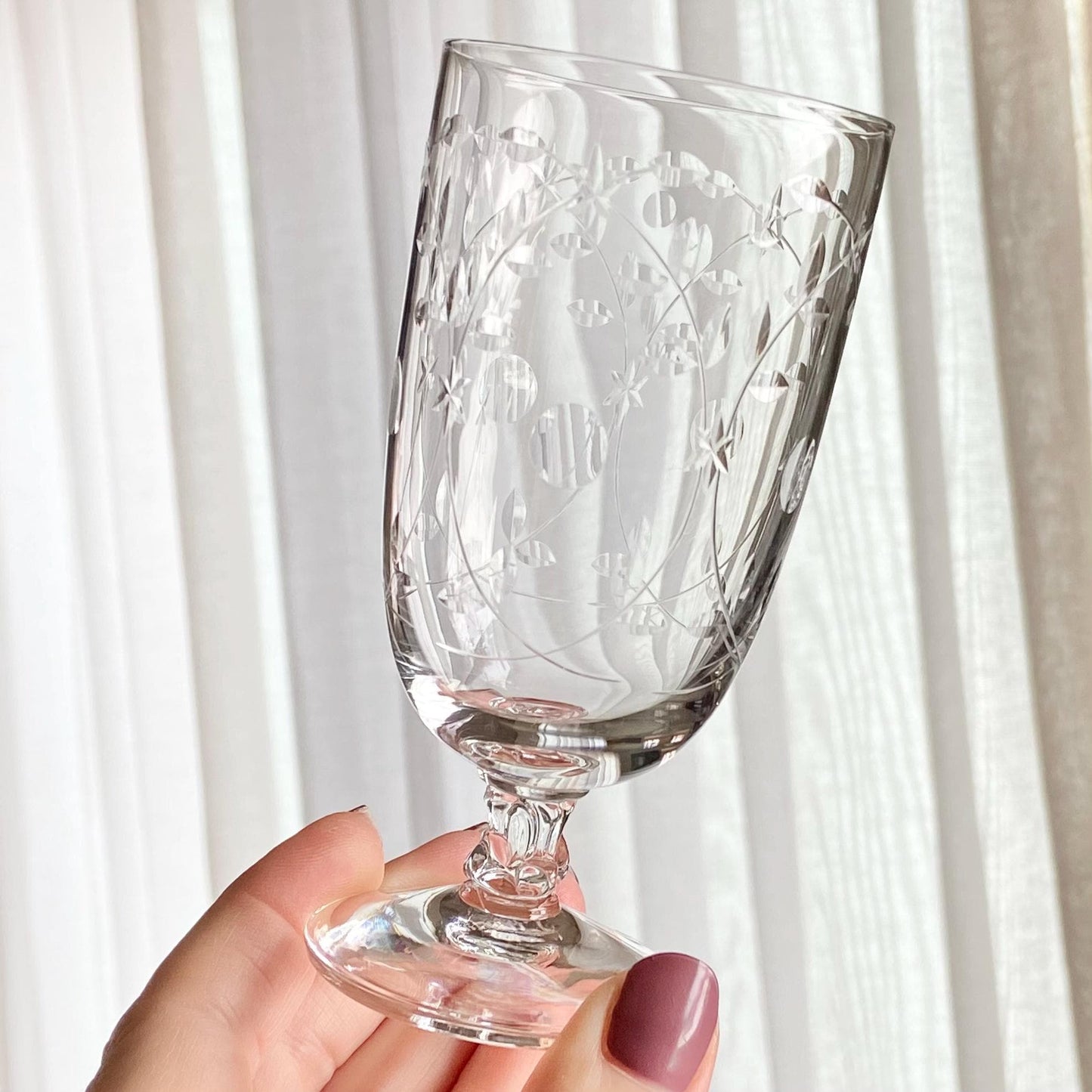 Vintage Fostoria Christiana Glasses (circa 1942 - 1969) - Set of 7