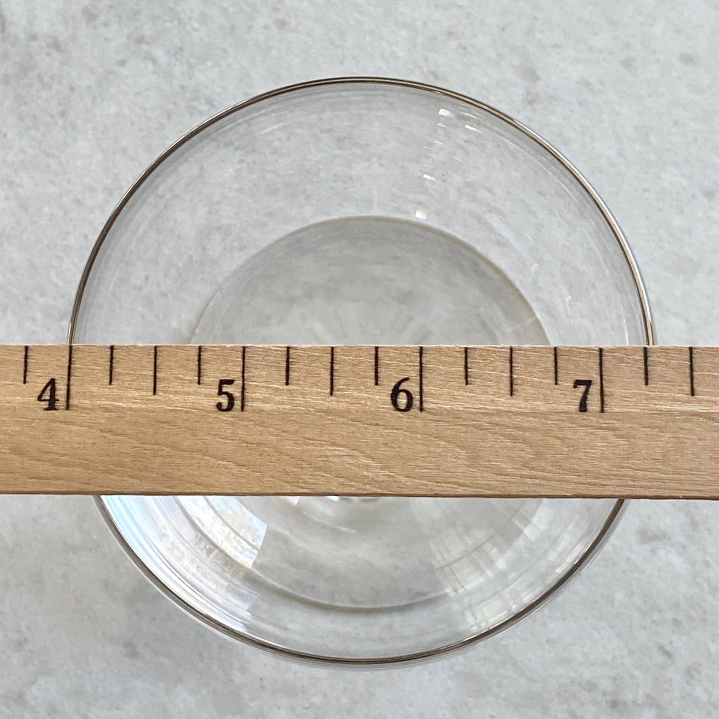 Vintage Fostoria Trosseau Platinum Rim Glasses (circa 1958 - 1982) - Set of 7