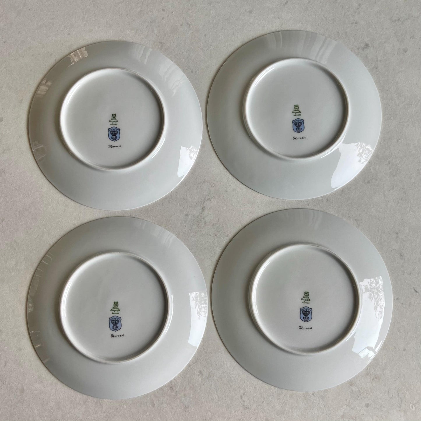 Vintage Jaeger Harvest Plates (circa 1964 - 1970) - Set of 4