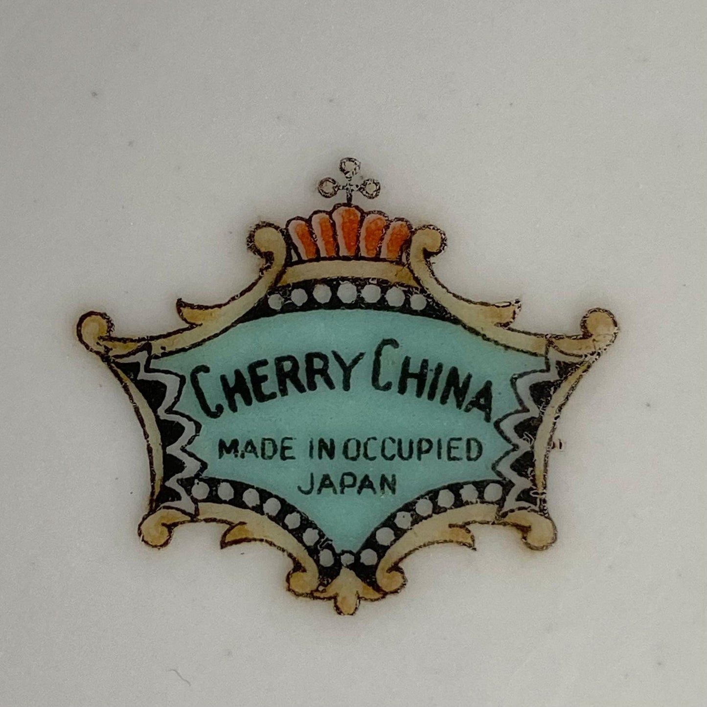 Vintage Cherry China (circa 1945 - 1952) - 3 sizes of plates and 2 sizes of bowls available