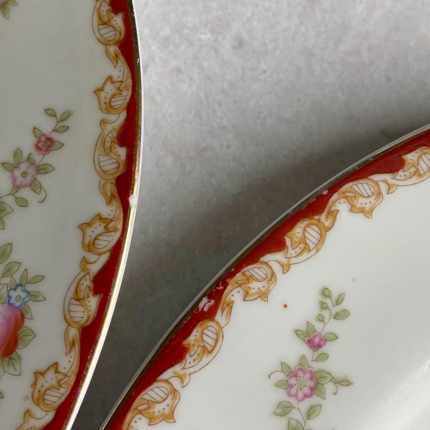Vintage Cherry China (circa 1945 - 1952) - 3 sizes of plates and 2 sizes of bowls available