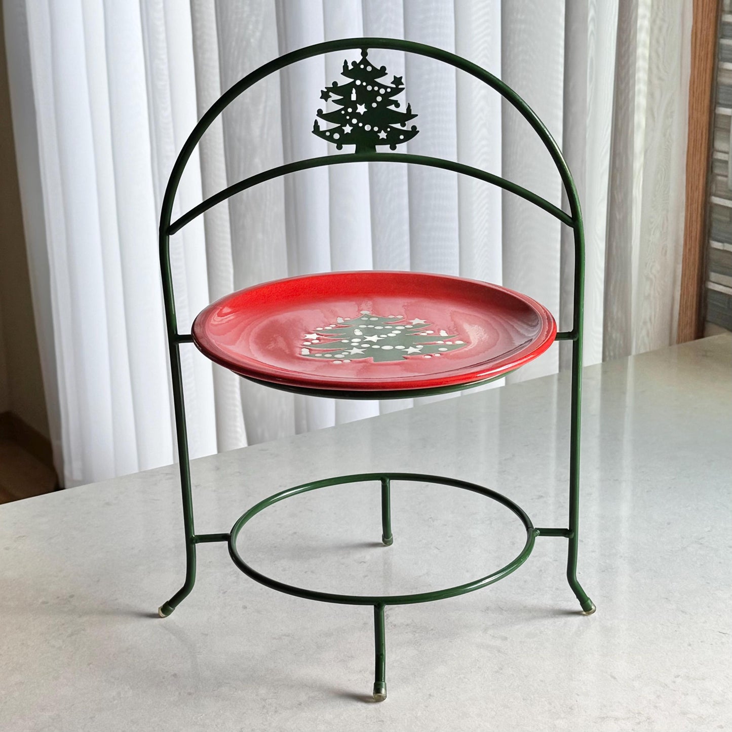 Vintage Waechtersbach Christmas Tree Plate Holder