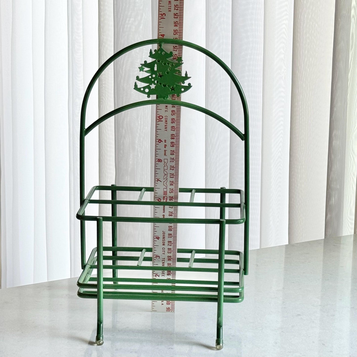 Vintage Waechtersbach Christmas Tree Silverware and Napkin Holder