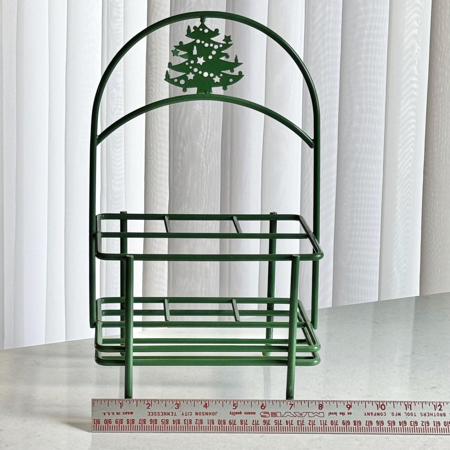 Vintage Waechtersbach Christmas Tree Silverware and Napkin Holder