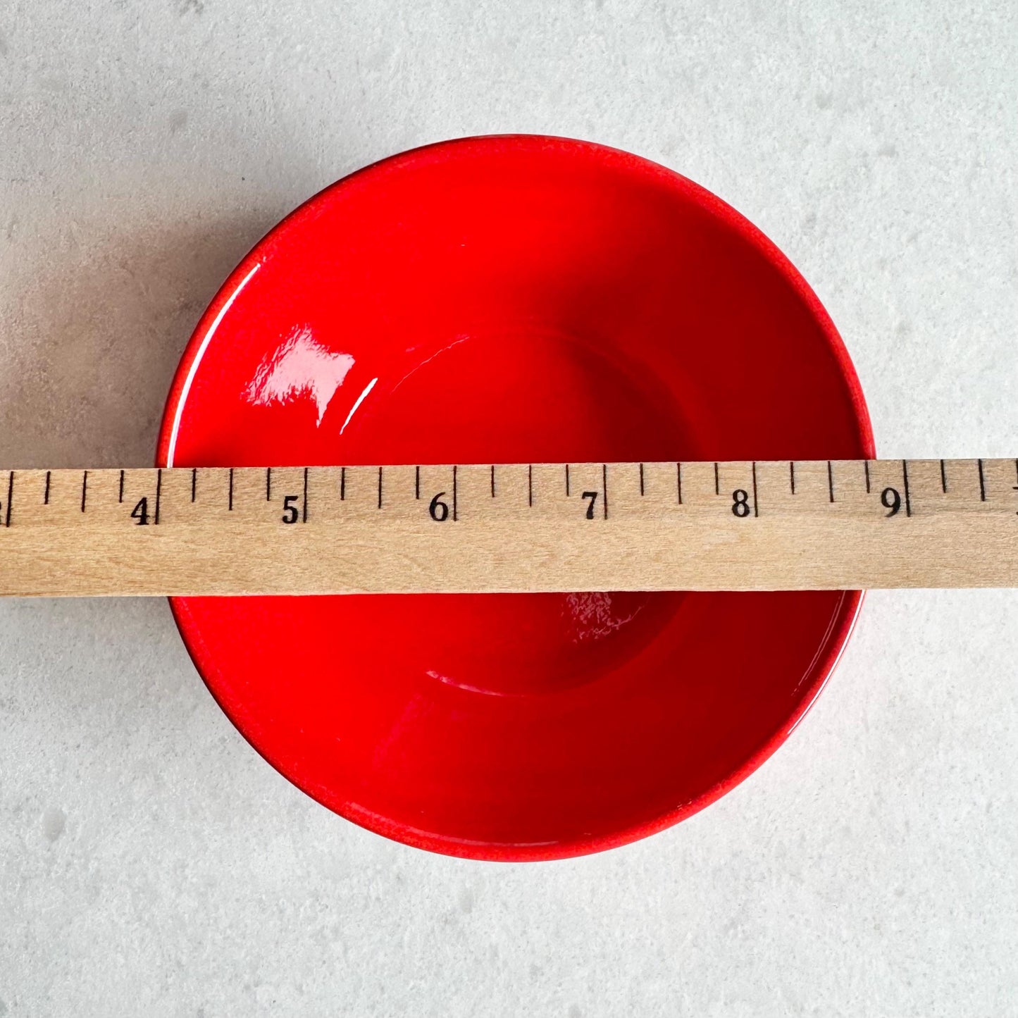 Vintage Waechtersbach Red Christmas Tree 4-7/8 Inch Bowls - Set of 8