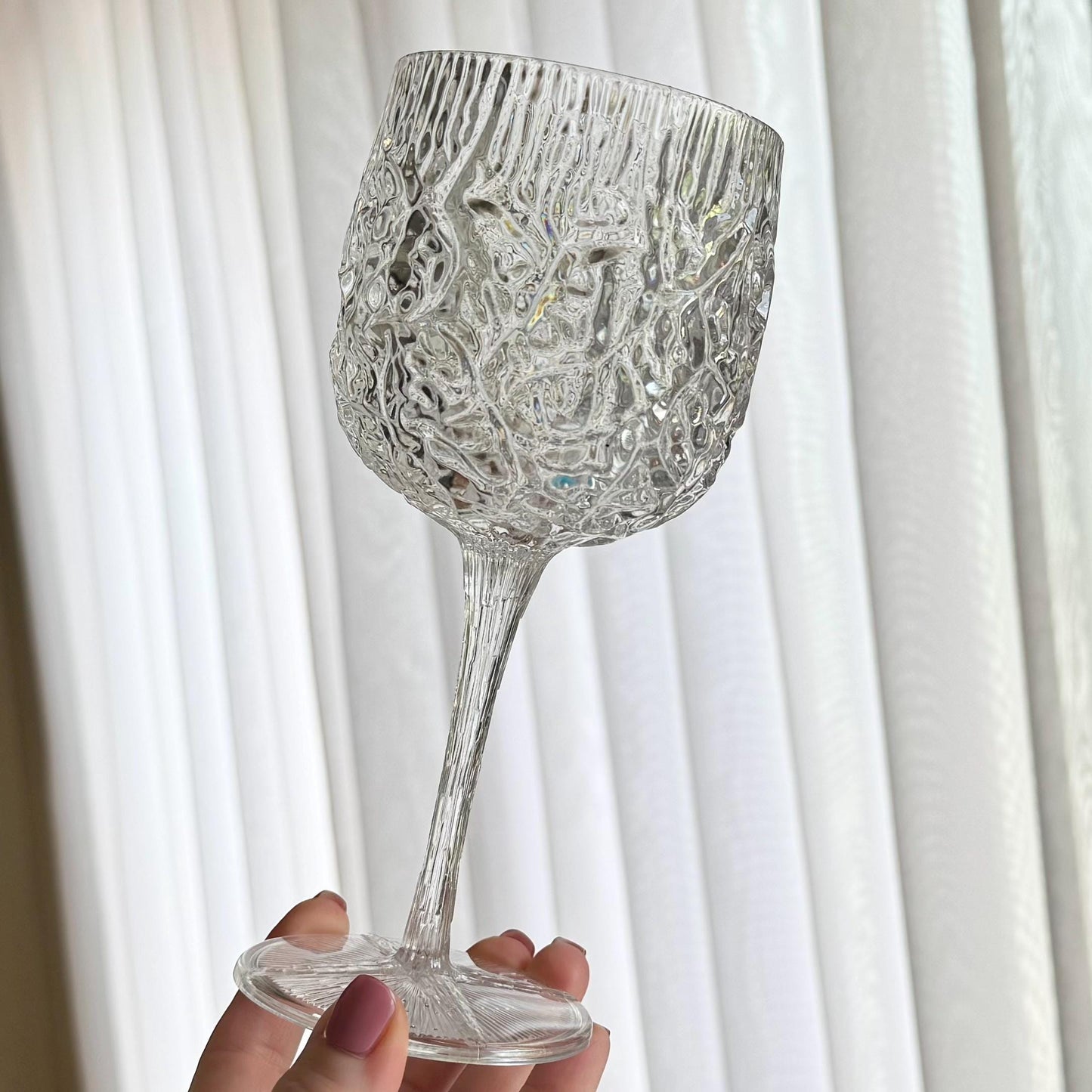 Vintage Acrylic Glasses - Set of 4 Goblets