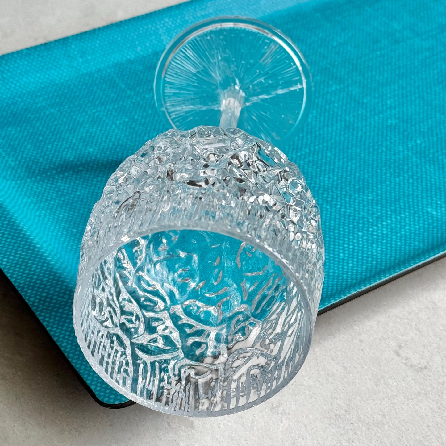 Vintage Acrylic Glasses - Set of 4 Goblets