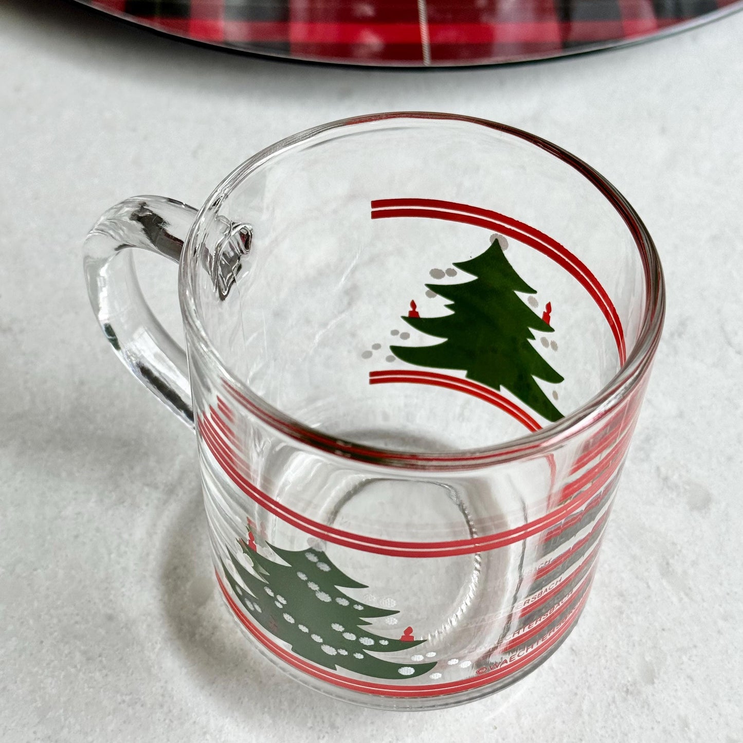 Vintage Waechtersbach Christmas Tree Cups - Set of 8