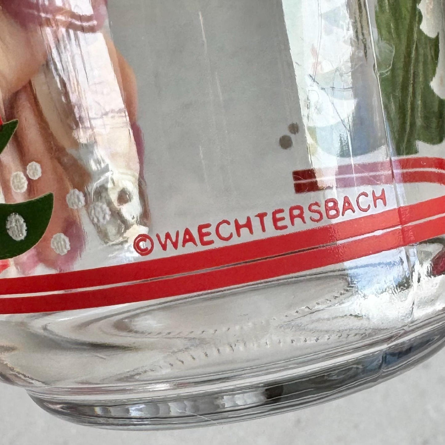 Vintage Waechtersbach Christmas Tree Cups - Set of 8