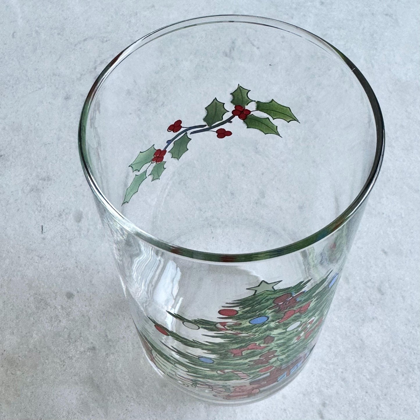 Vintage Luminarc Noel Glasses - Set of 8 Tumblers