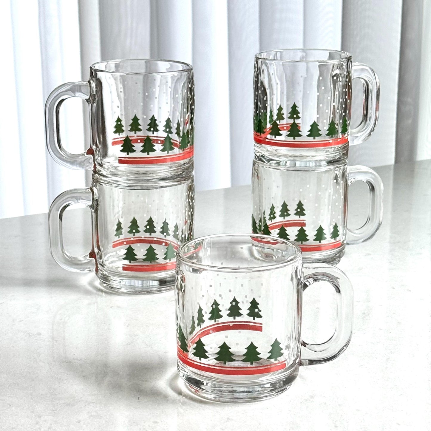 Vintage Libbey Winterland Mugs - 14 Available