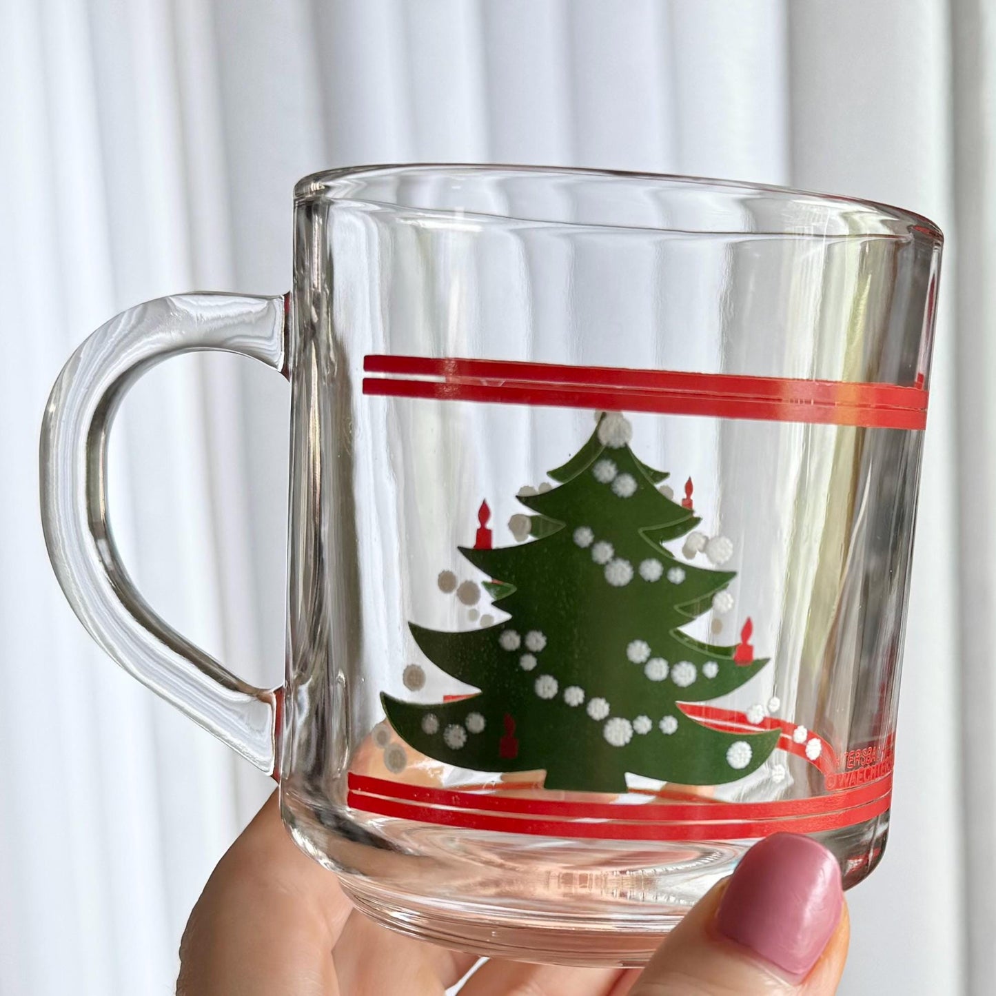 Vintage Waechtersbach Christmas Tree Cups - Set of 8