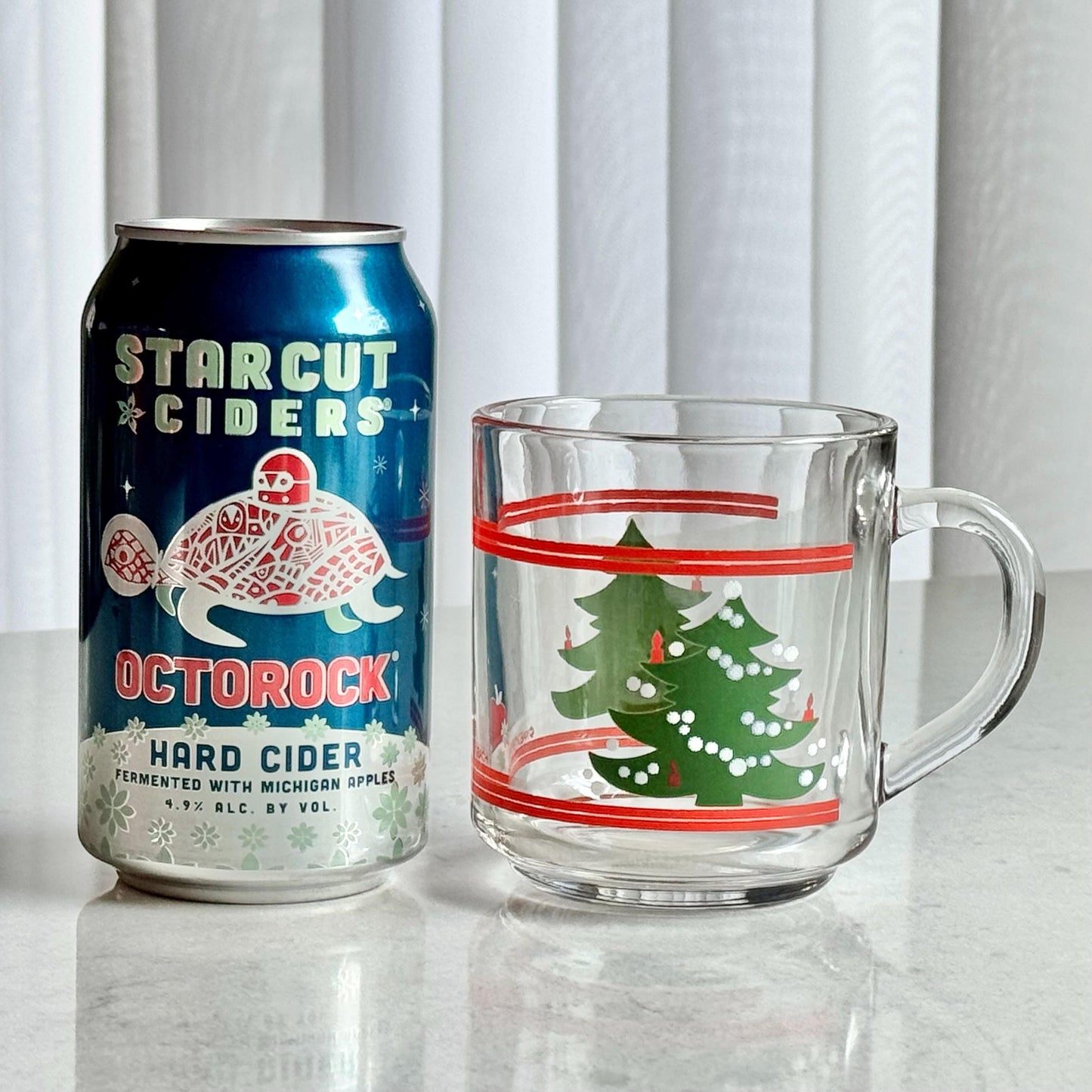 Vintage Waechtersbach Christmas Tree Cups - Set of 8