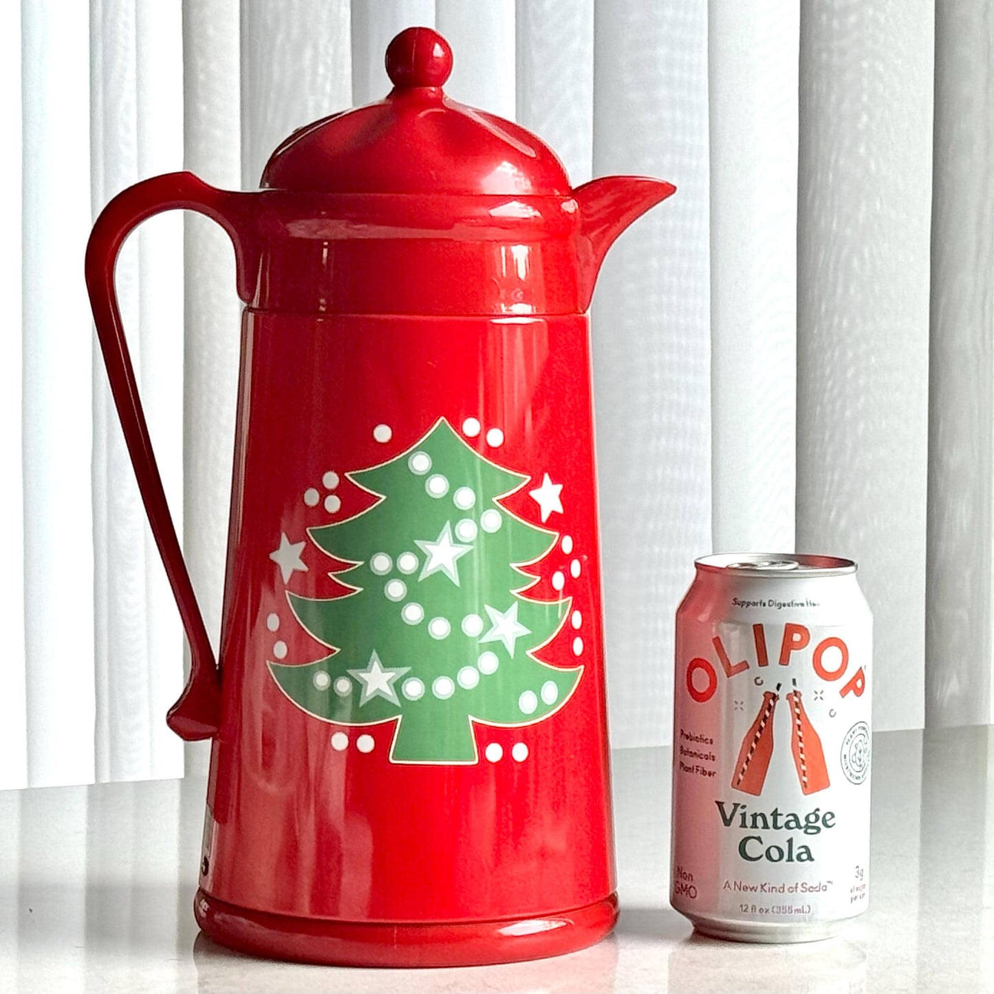 Vintage Waechtersbach Red Christmas Tree Carafe