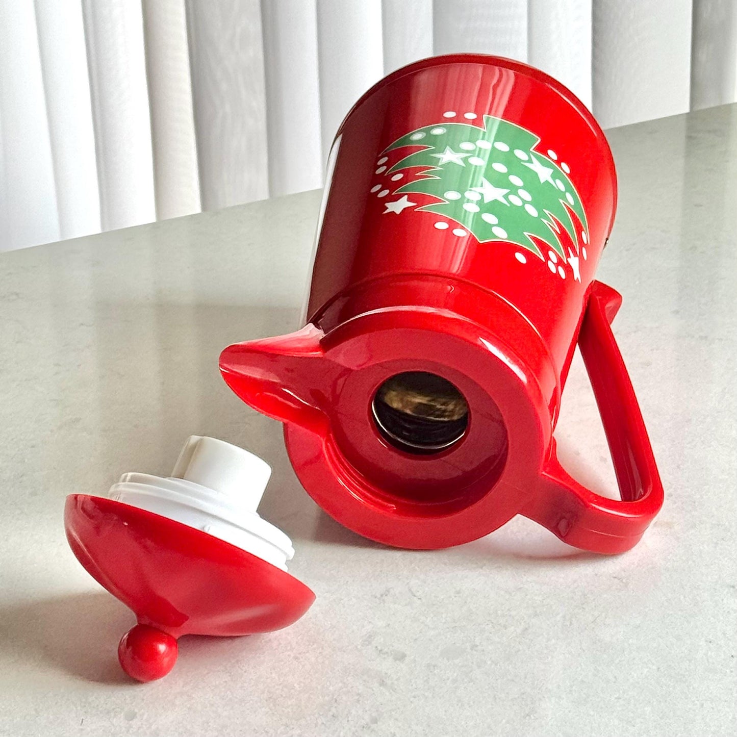 Vintage Waechtersbach Red Christmas Tree Carafe