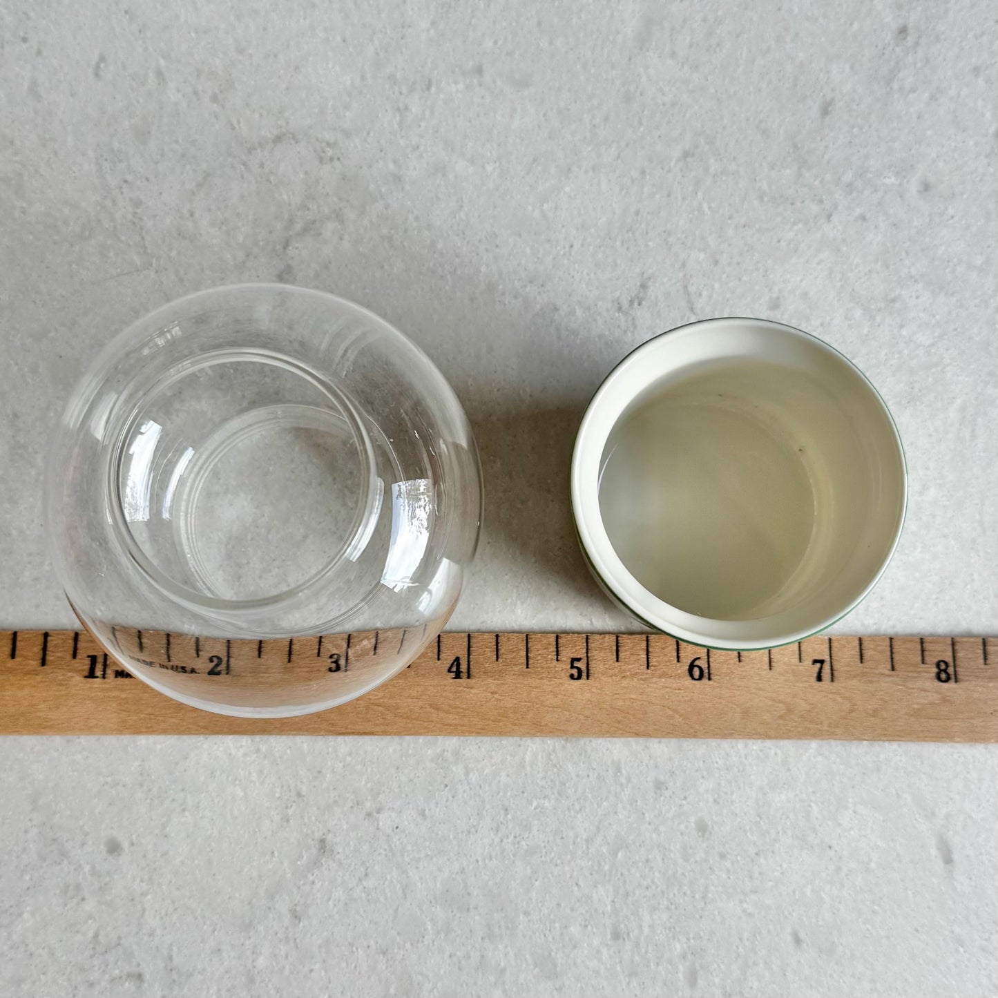 Vintage Nikko Happy Holidays Mini Globe Tea Light Candle Holders - Set of 3