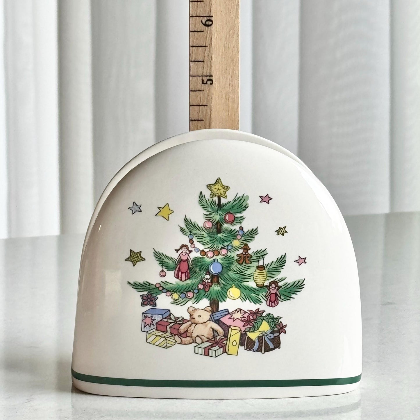 Vintage Nikko Happy Holidays Napkin Holder