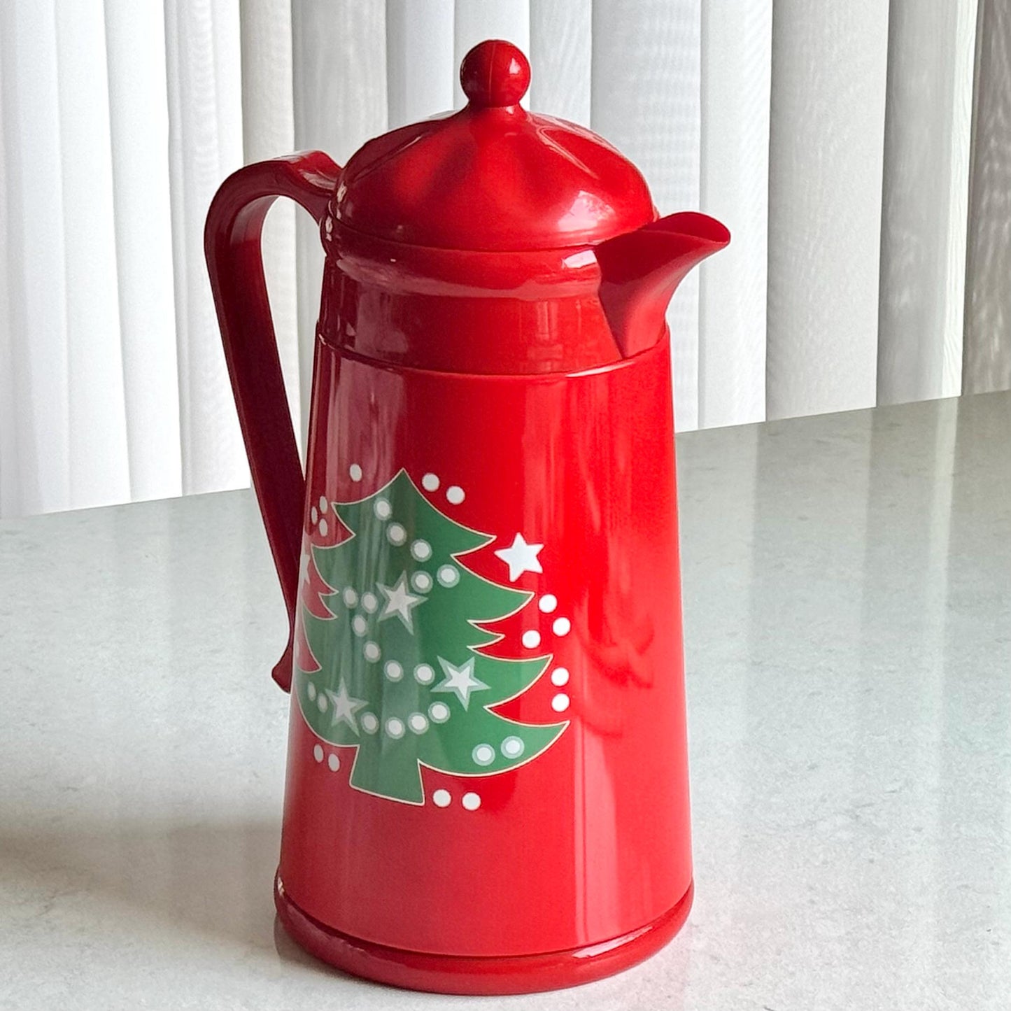 Vintage Waechtersbach Red Christmas Tree Carafe