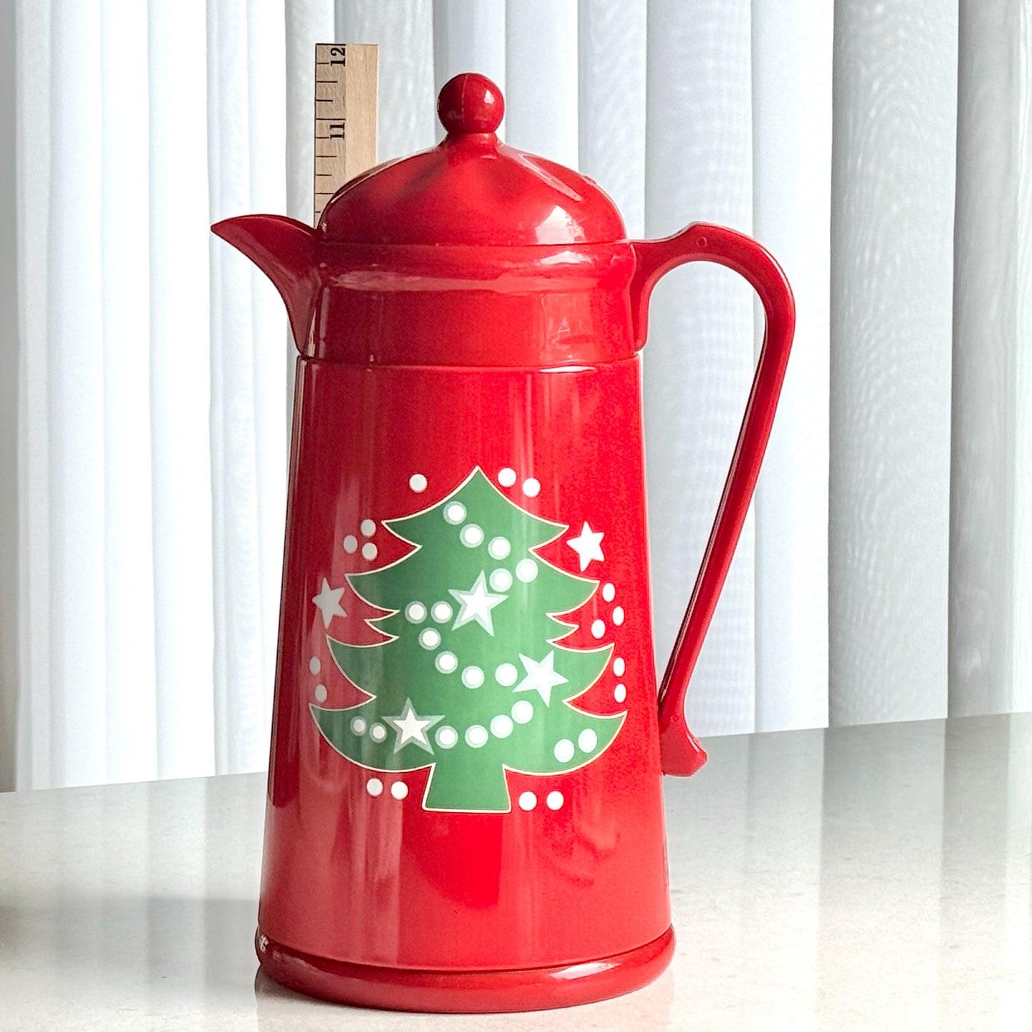 Vintage Waechtersbach Red Christmas Tree Carafe