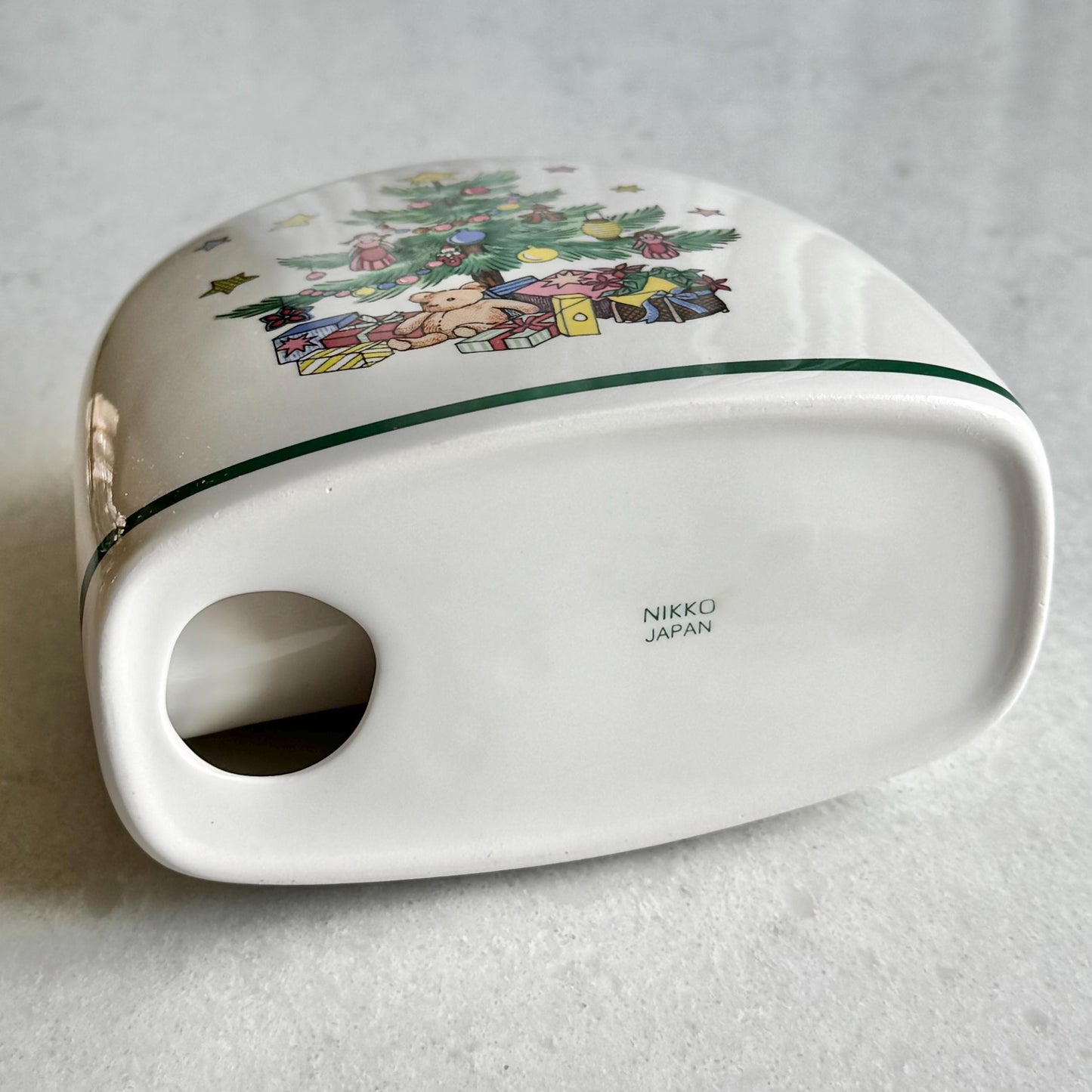 Vintage Nikko Happy Holidays Napkin Holder