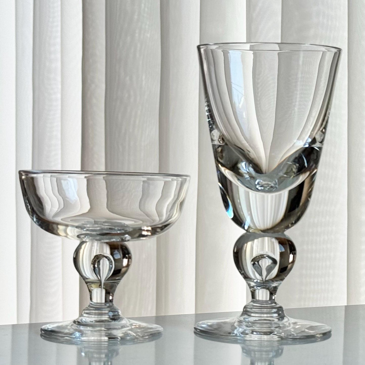 Vintage Steuben Baluster Glasses - Set of 4, all signed