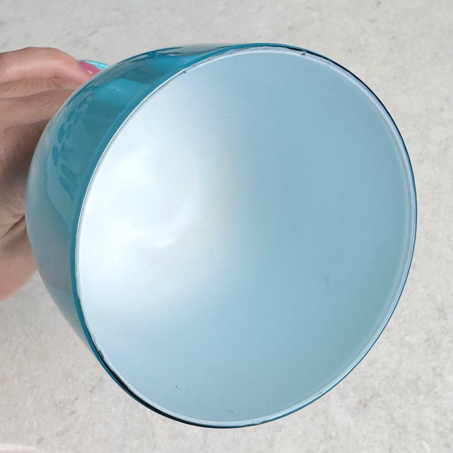 Vintage Carlo Moretti Crysta Blue Cased Glasses - Set of 9 Goblets
